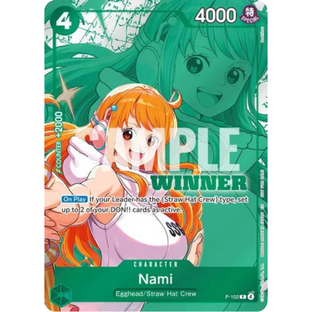 Nami (Winner Pack 2026 Vol. 2) (P-102) - One Piece Promotion Cards Foil