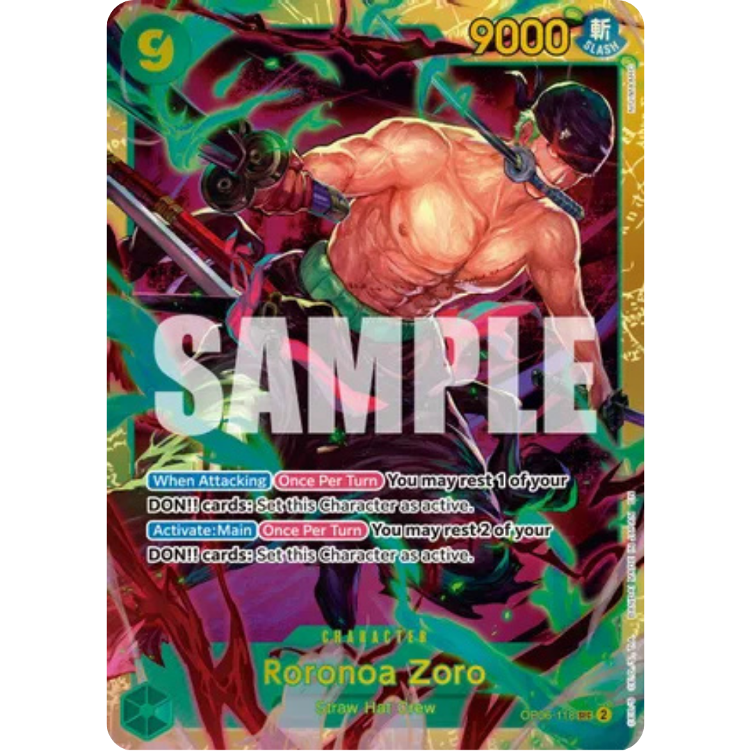 Roronoa Zoro - OP06-118 (Reprint) (OP06-118) - Premium Booster -The Best- Vol. 2