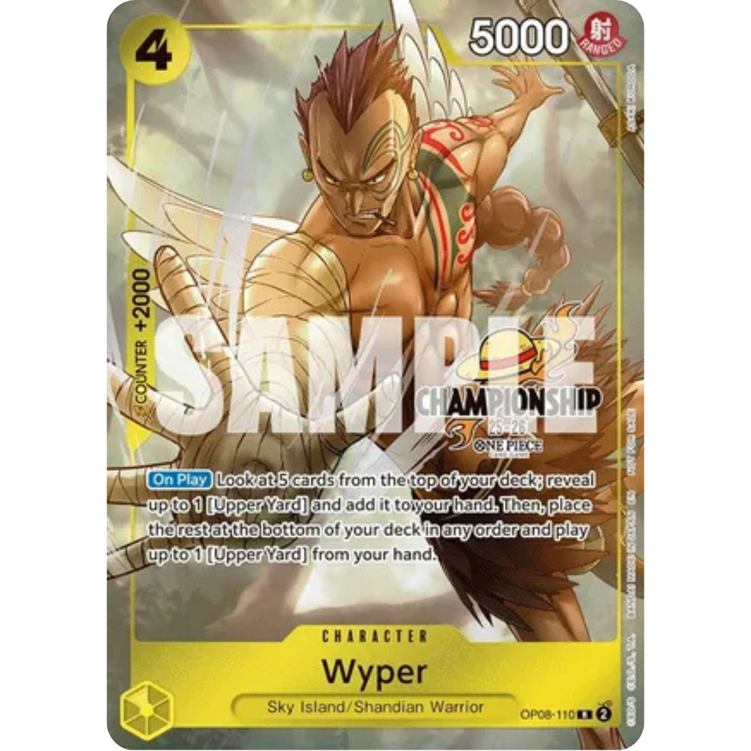 Wyper (CS 25-26 Celebration Pack) (OP08-110) - One Piece Promotion Cards Foil