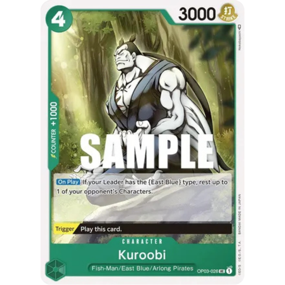 Kuroobi (OP03-026) - Pillars of Strength