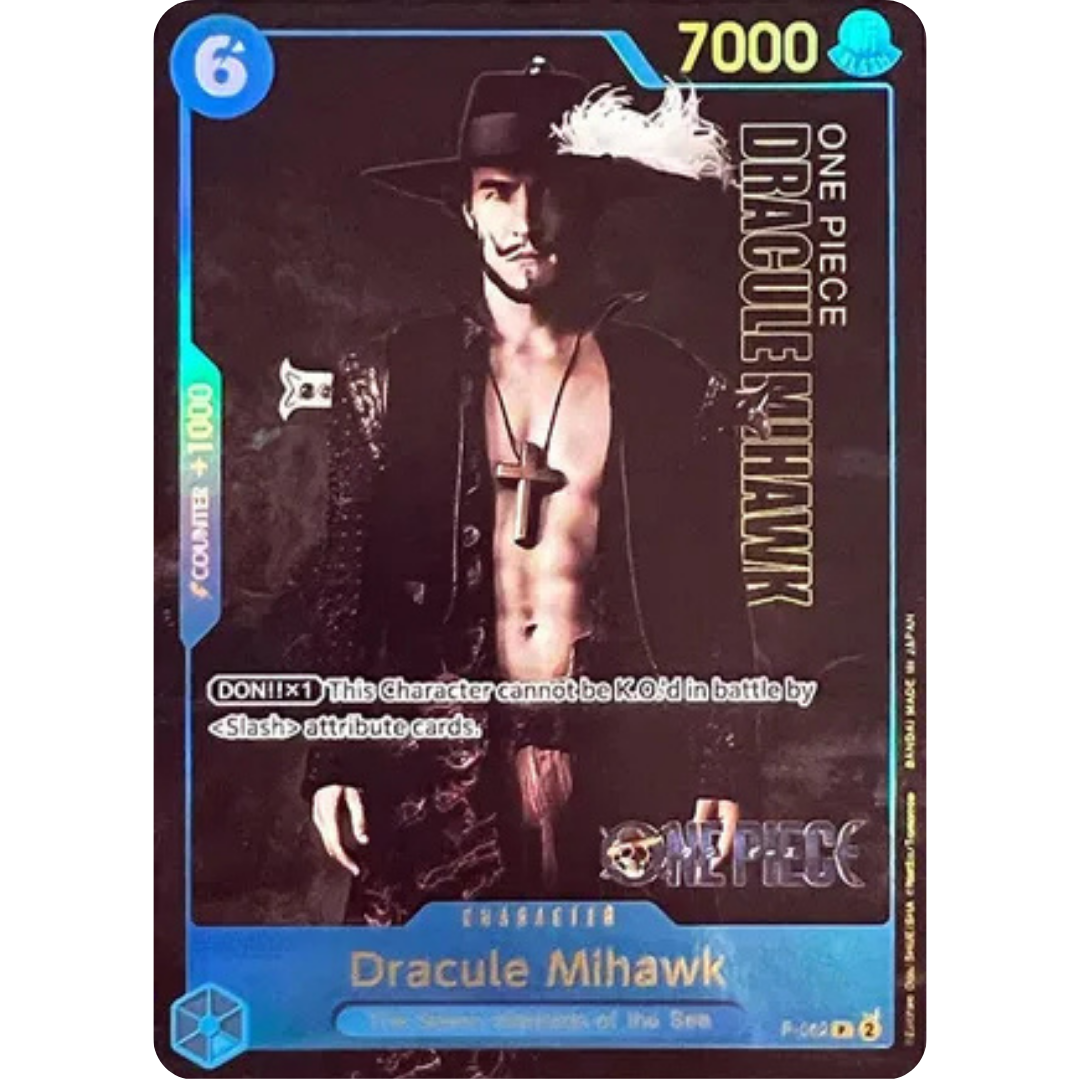 Dracule Mihawk (Premium Card Collection -Live Action Edition-) (P-052) - One Piece Promotion Cards Foil