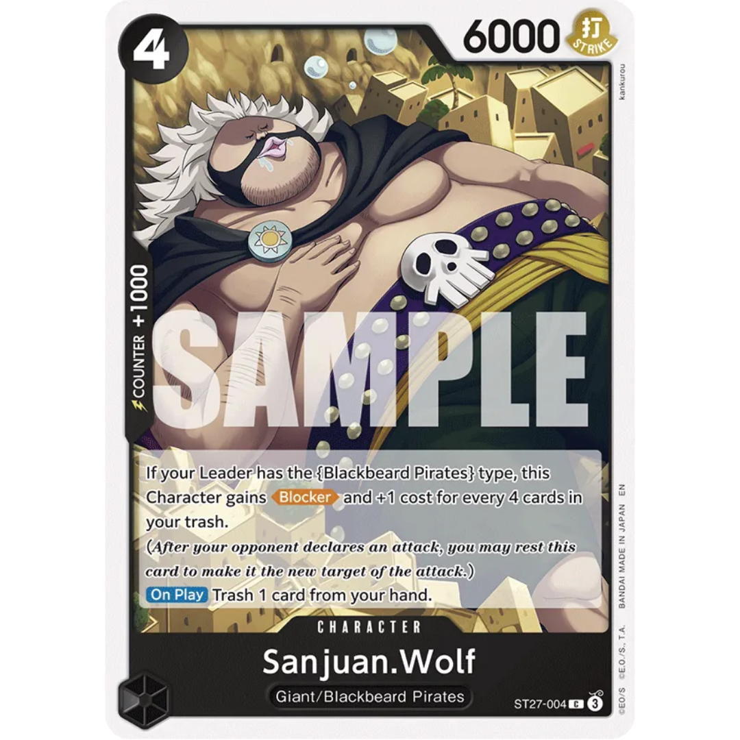 Sanjuan.Wolf (Reprint) (OP10-084) - Starter Deck 27: BLACK Marshall.D.Teach