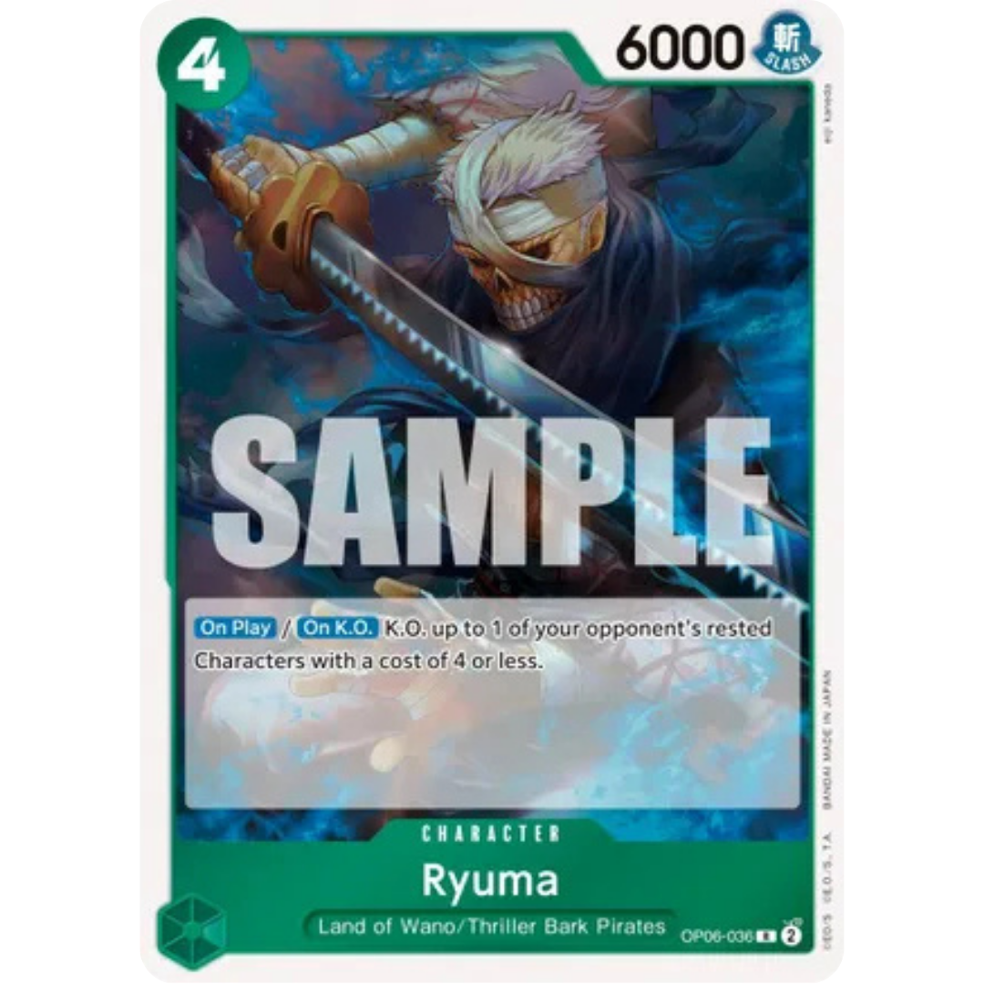 Ryuma (OP06-036) - Wings of the Captain