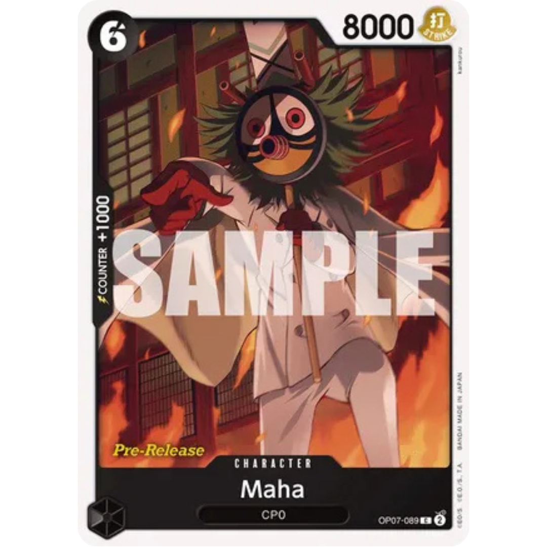 Maha (OP07-089) - 500 Years in the Future Pre-Release Cards