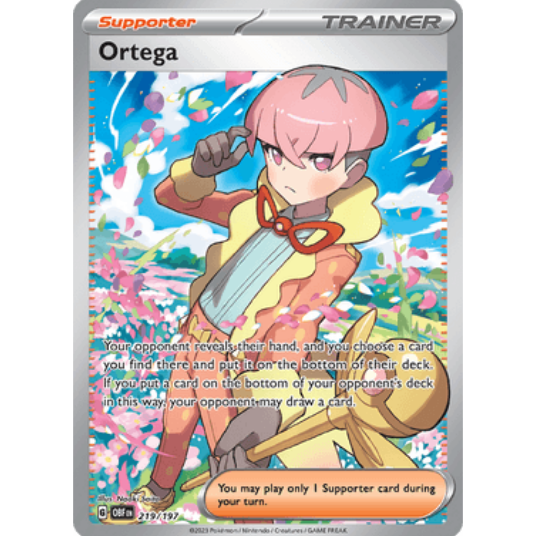 Ortega 219/197 - Holofoil SV03 Obsidian Flames - Ultra Rare