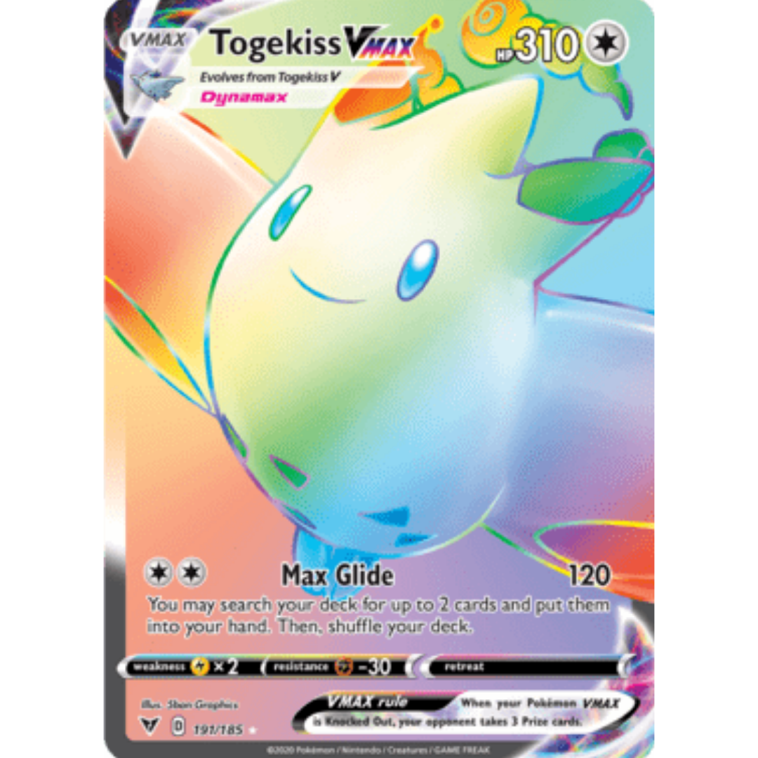 Togekiss VMAX (Secret) 191 - Holofoil SWSH04 Vivid Voltage - Secret Rare