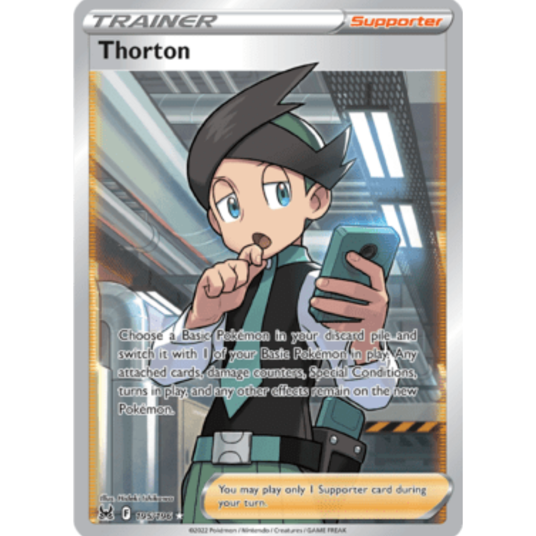 Thorton (Full Art) 195 - Holofoil SWSH11 Lost Origin - Ultra Rare