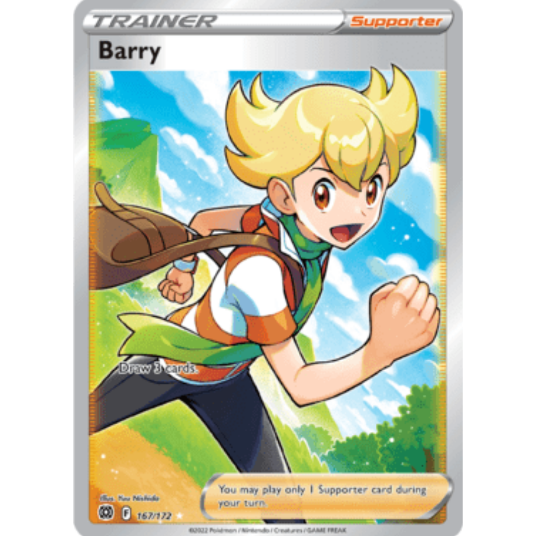 Barry (Full Art) 167 - Holofoil SWSH09 Brilliant Stars - Ultra Rare