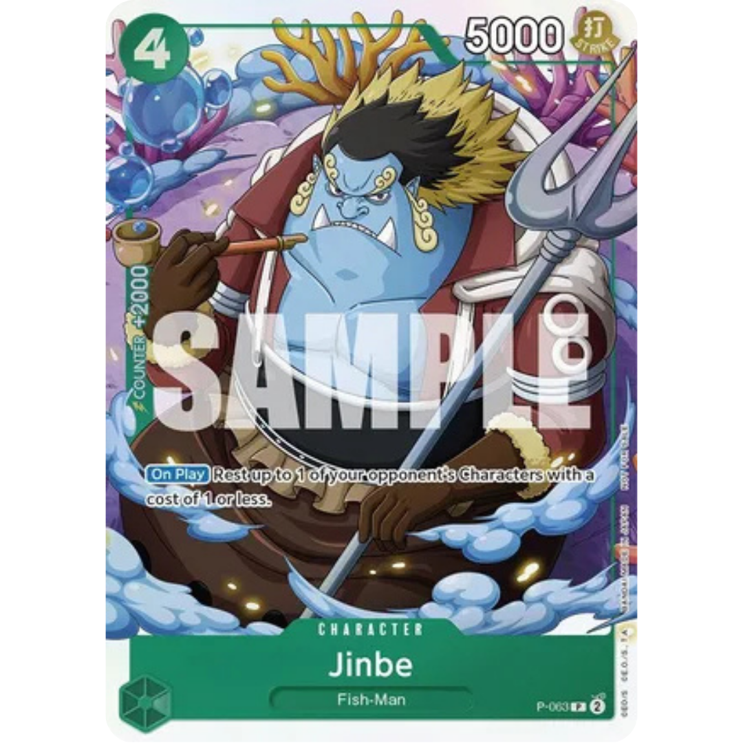 Jinbe (Event Pack Vol. 4) (P-063) - One Piece Promotion Cards Foil