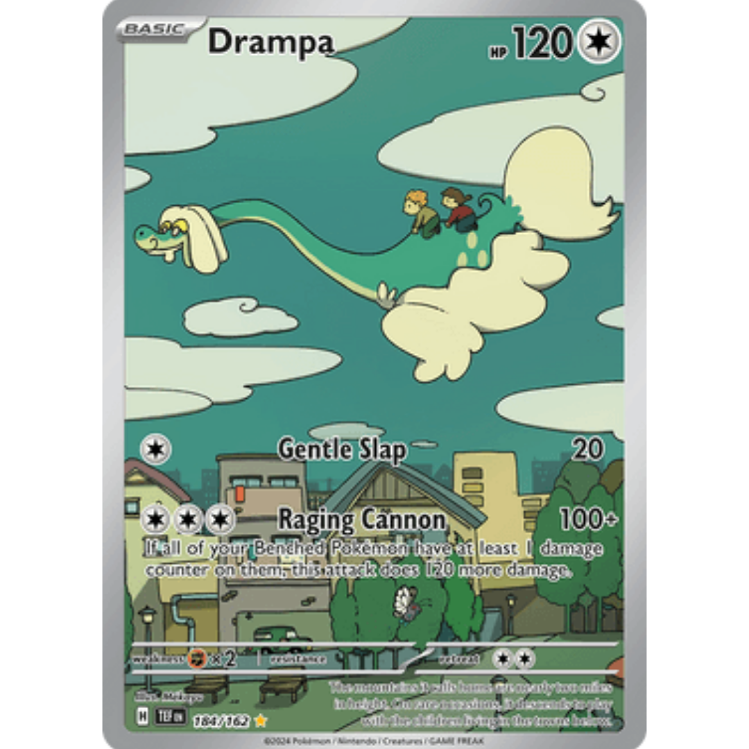 Drampa 184/162 - Holofoil SV05 Temporal Forces - Illustration Rare