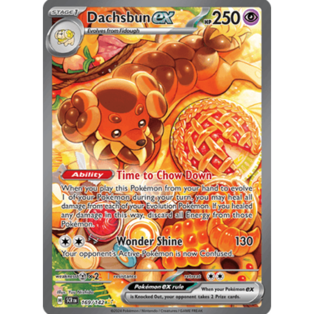 Dachsbun ex 169/142 - Holofoil SV07 Stellar Crown - Special Illustration Rare