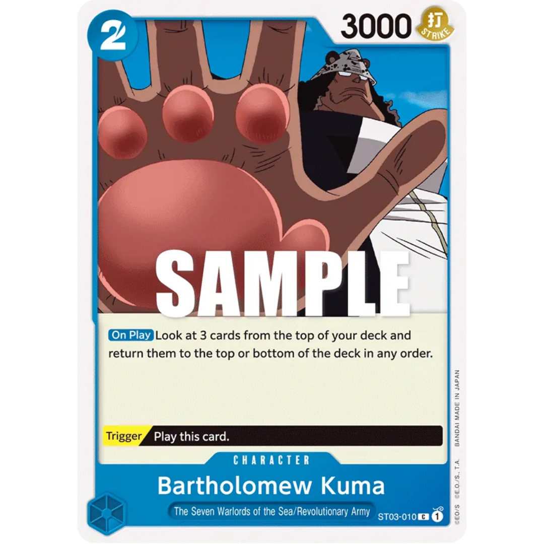 Bartholomew Kuma (ST03-010) - Starter Deck 3: The Seven Warlords of The Sea