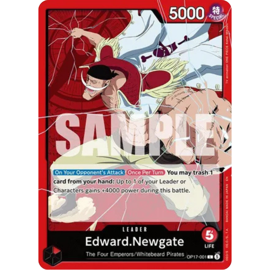 Edward.Newgate (001) (OP17-001) - The World's Strongest Warriors