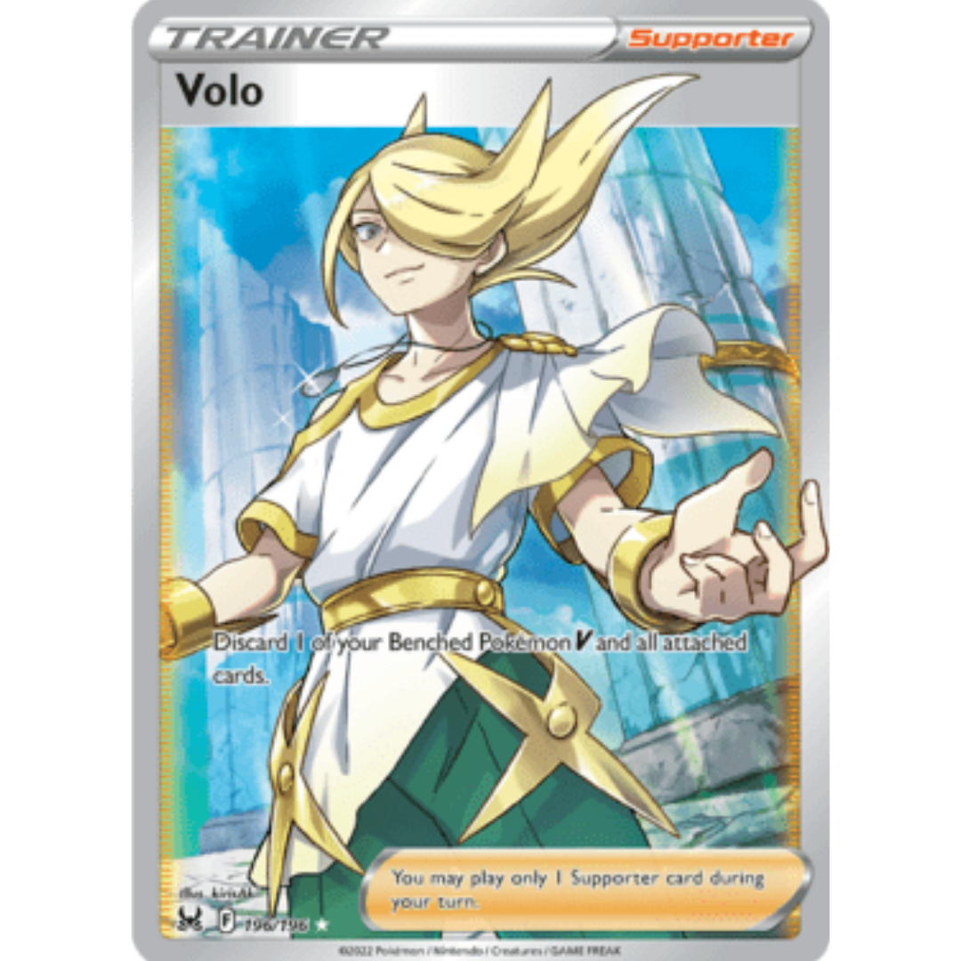 Volo (Full Art) 196 - Holofoil SWSH11 Lost Origin - Ultra Rare