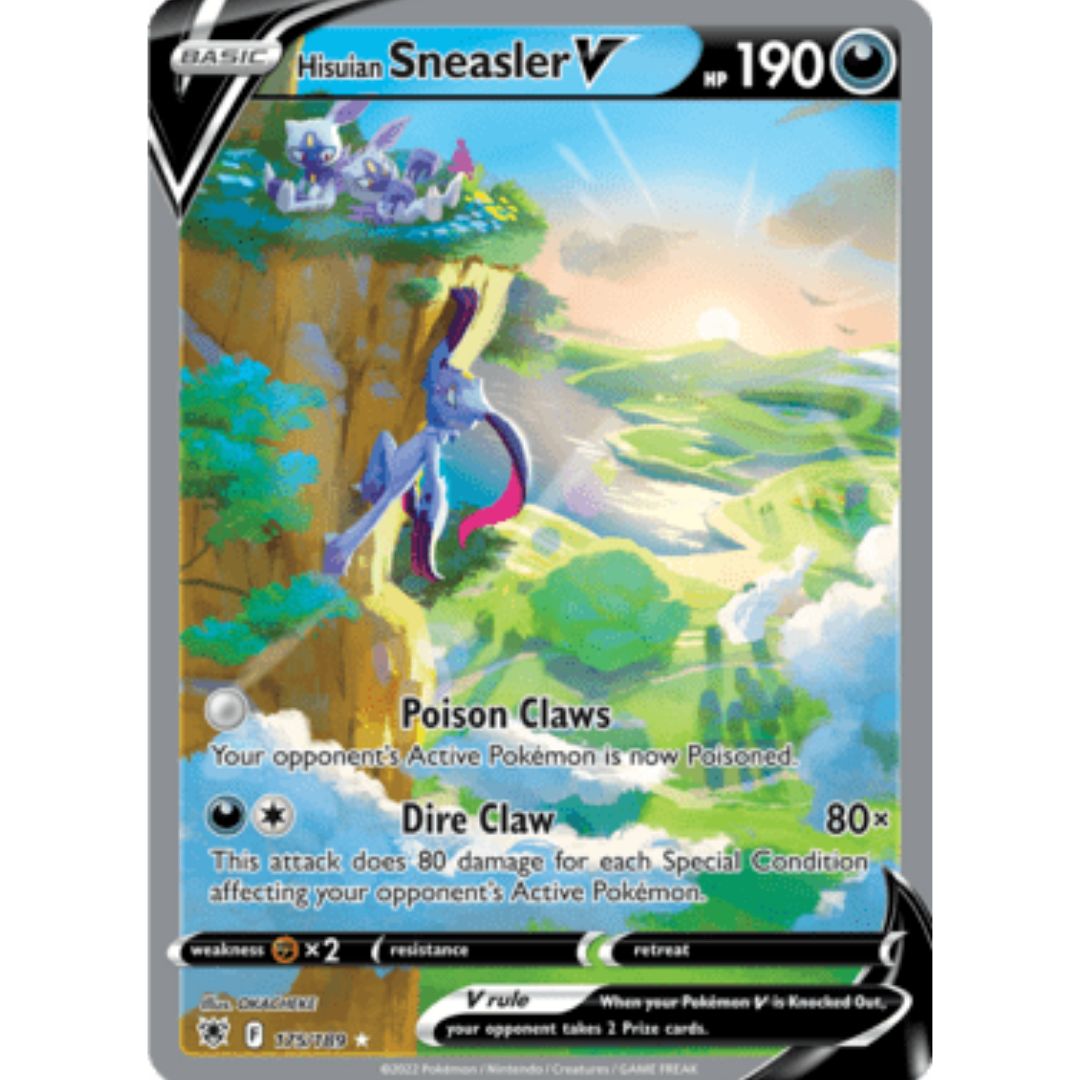 Hisuian Sneasler V (Alternate Full Art) 175 - Holofoil SWSH10 Astral Radiance - Ultra Rare