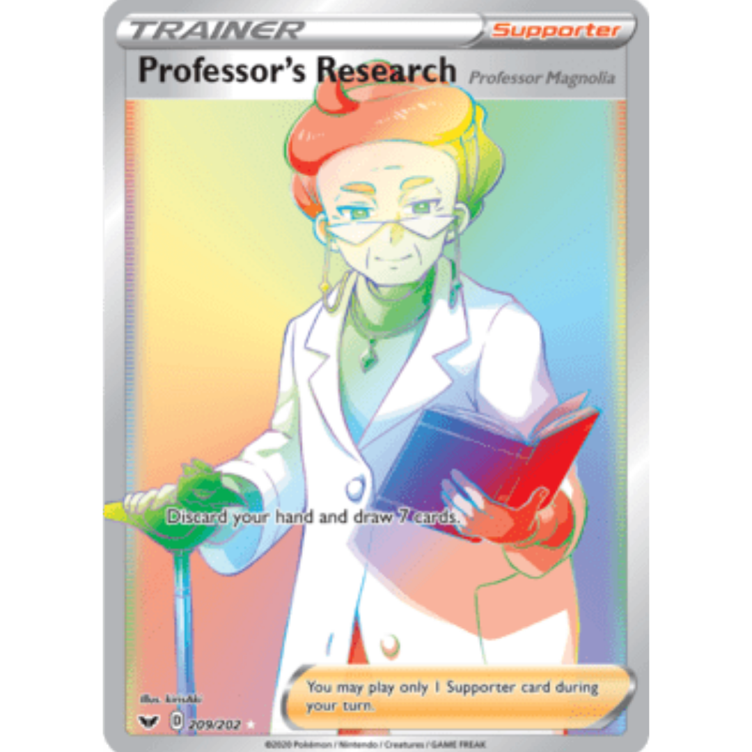 Professor's Research (Secret) 209 - Holofoil SWSH01 Sword & Shield Base Set - Secret Rare