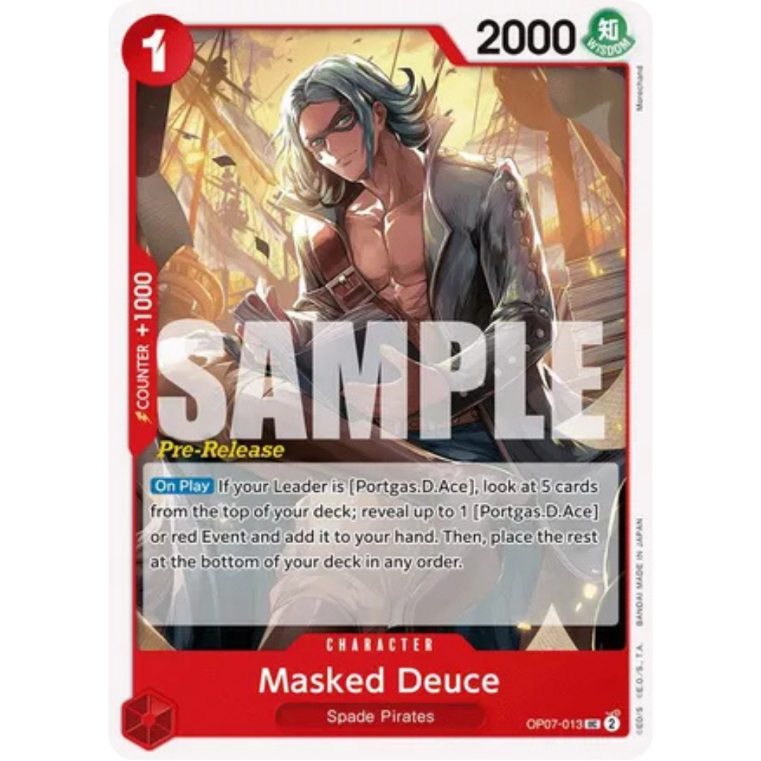 Masked Deuce (OP07-013) - 500 Years in the Future Pre-Release Cards