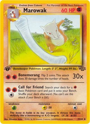 Marowak 039/64 - Unlimited Jungle - Uncommon