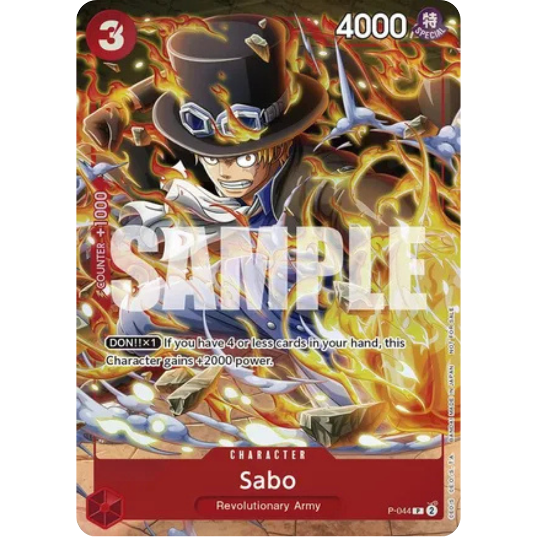 Sabo (Event Pack Vol. 4) (P-044) - One Piece Promotion Cards Foil
