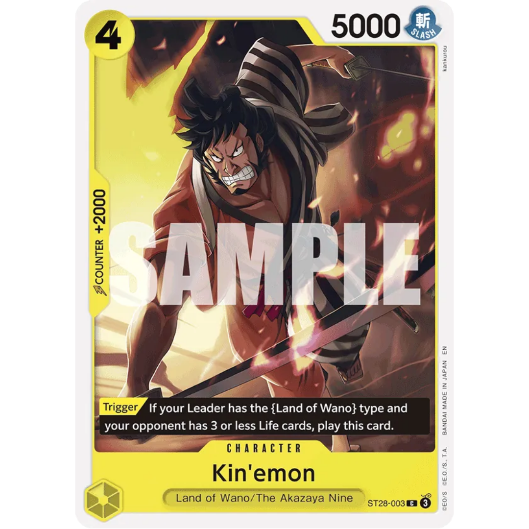Kin'emon (ST28-003) - Starter Deck 28: GREEN/YELLOW Yamato