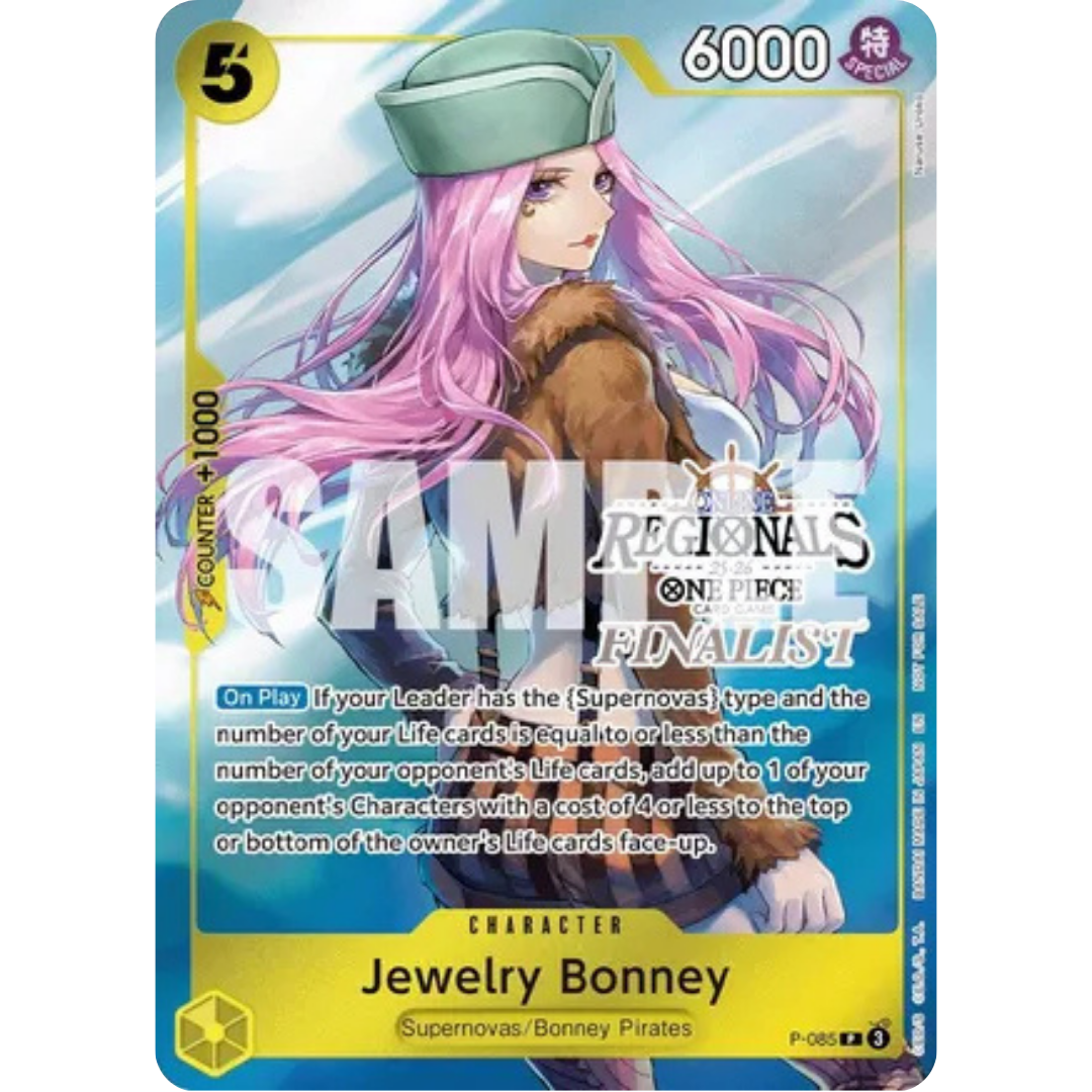 Jewelry Bonney (Online Regional Finalist Card Set 2025 Vol.2) (P-085) - One Piece Promotion Cards Foil