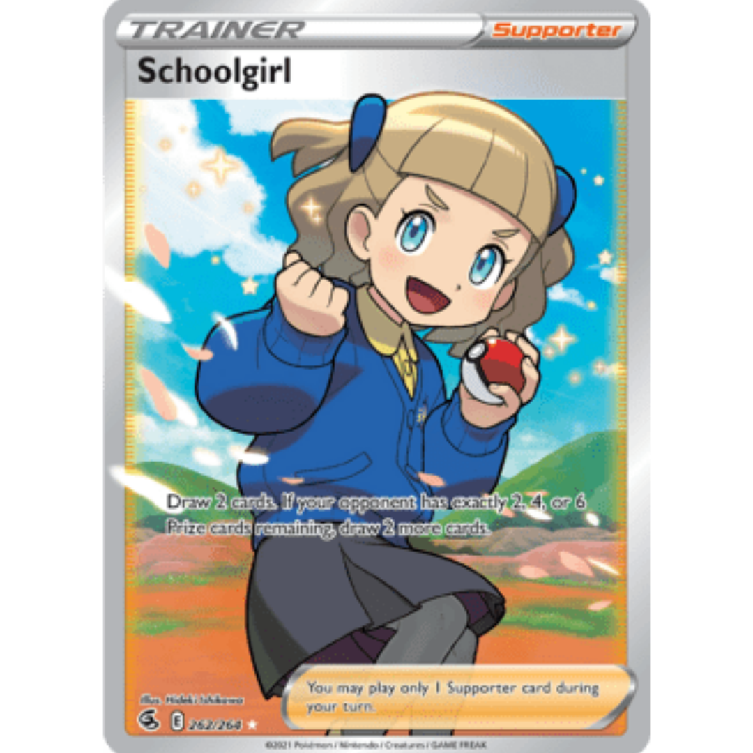 Schoolgirl (Full Art) 262 - Holofoil SWSH08 Fusion Strike - Ultra Rare