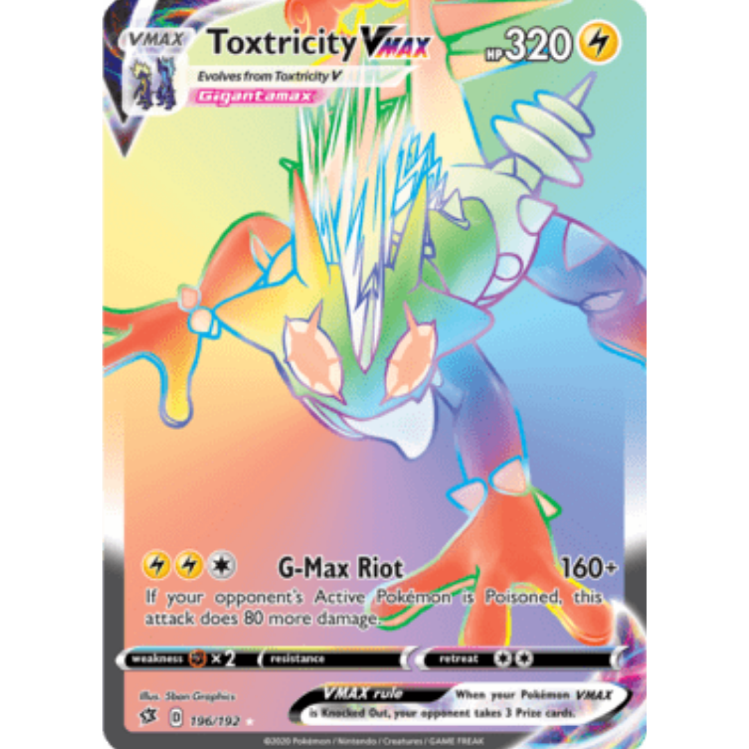 Toxtricity VMAX (Secret) - Holofoil SWSH02 Rebel Clash - Secret Rare