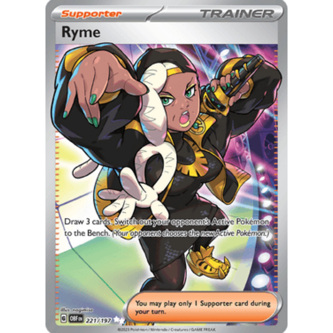 Ryme 221/197 - Holofoil SV03 Obsidian Flames - Ultra Rare
