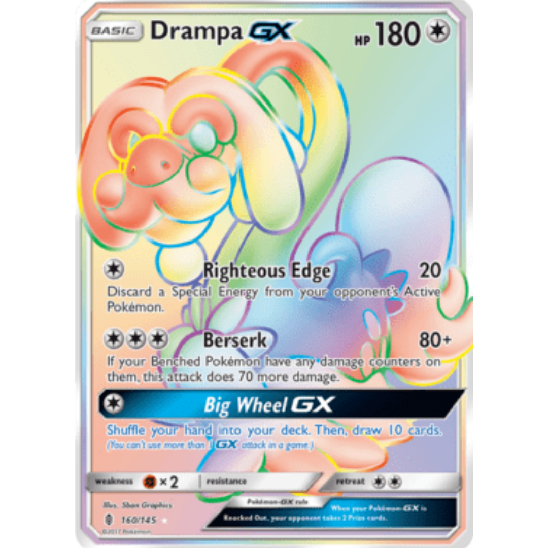 Drampa GX (Secret) - Holofoil SM Guardians Rising - Secret Rare