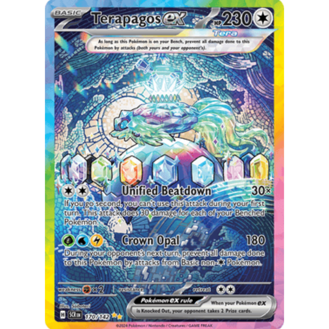 Terapagos ex 170/142 - Holofoil SV07 Stellar Crown - Special Illustration Rare