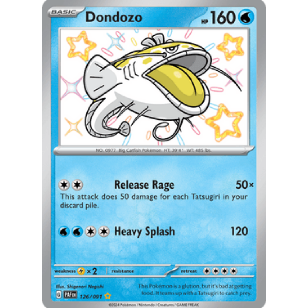 Dondozo 126 - Holofoil SV Paldean Fates - Shiny Rare