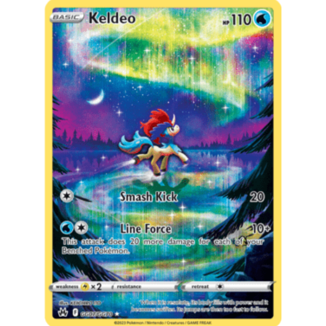 Keldeo GG07 - Holofoil SWSH Crown Zenith Galarian Gallery - Ultra Rare