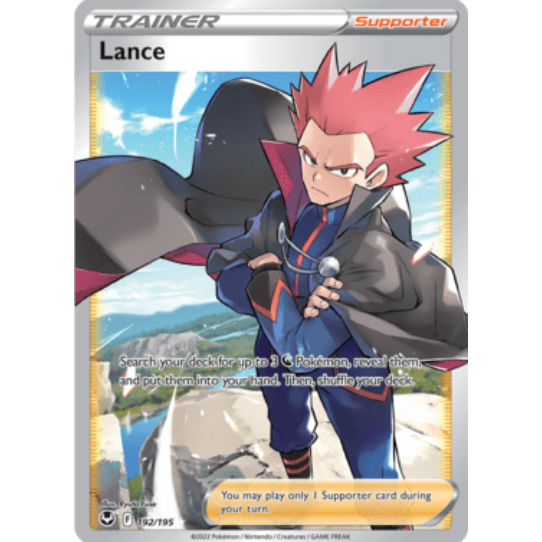 Lance (Full Art) 192 - Holofoil SWSH12 Silver Tempest - Ultra Rare