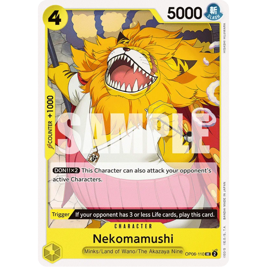Nekomamushi (Reprint) (OP06-110) - Starter Deck 28: GREEN/YELLOW Yamato