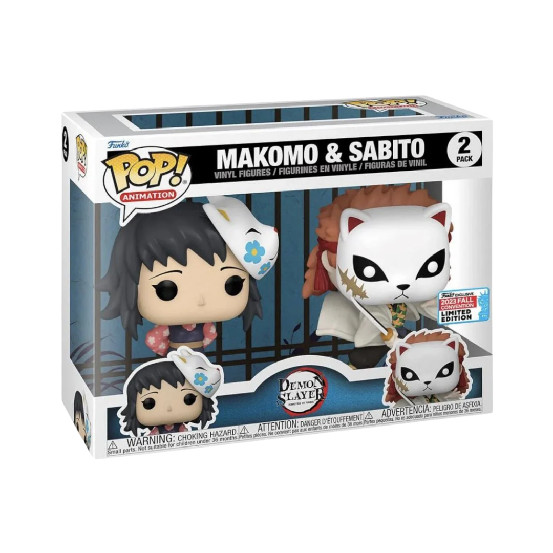 Demon Slayer: Makomo & Sabito (NYCC 2023 Fall Convention, Shared Exclusive) 2-Pack Funko POP!