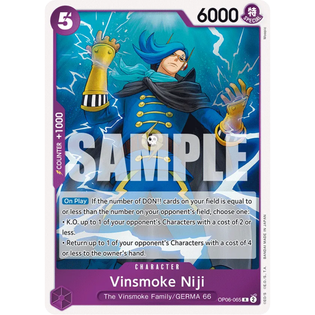 Vinsmoke Niji (065) (OP06-065) - Wings of the Captain Foil