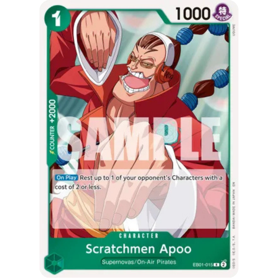 Scratchmen Apoo - EB01-015 (Reprint) (EB01-015) - Premium Booster -The Best- Vol. 2 Foil