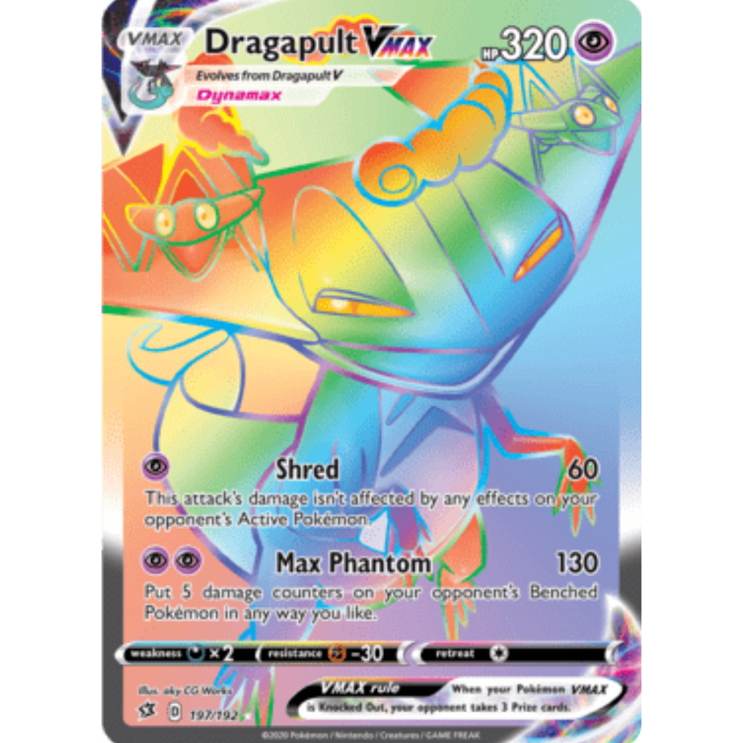 Dragapult VMAX (Secret) 197/192 - Holofoil SWSH02 Rebel Clash - Secret Rare