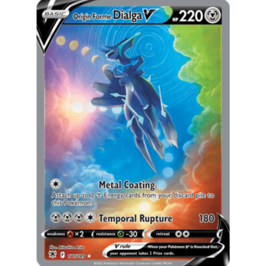 Origin Forme Dialga V (Alternate Full Art) 177 - Holofoil SWSH10 Astral Radiance - Ultra Rare