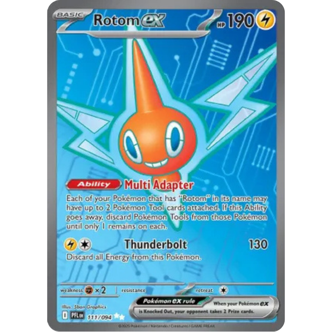 Rotom ex 111/094 - Holofoil ME02 Phantasmal Flames - Ultra Rare