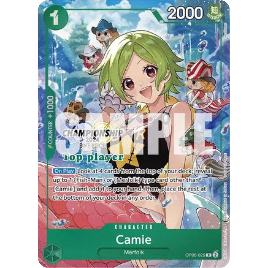 Camie (Championship 2024 Top Player Pack) (OP06-025) - One Piece Promotion Cards Foil