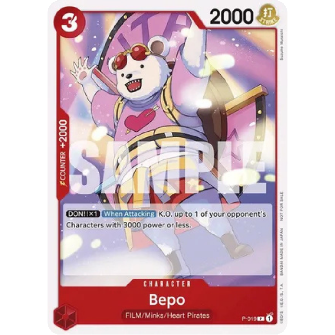 Bepo (Tournament Pack Vol. 7) (P-019) - One Piece Promotion Cards