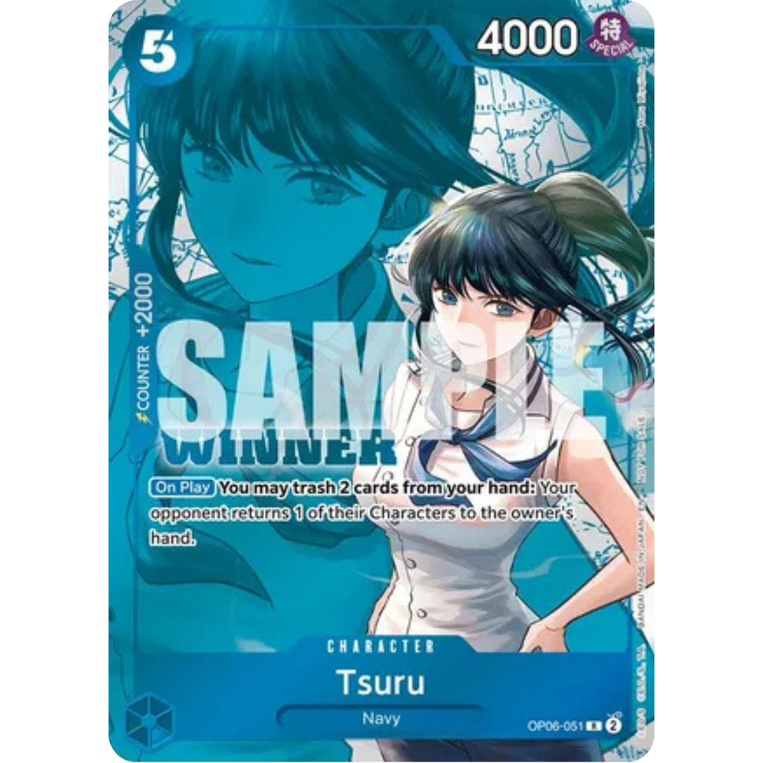 Tsuru (Winner Pack 2025 Vol. 4) (OP06-051) - One Piece Promotion Cards Foil