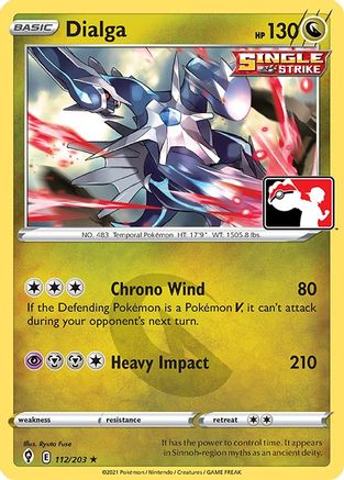Dialga Prize Pack Series Cards - Rare