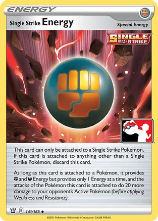 Single Strike Energy - Holofoil Prize Pack Series Cards - Uncommon