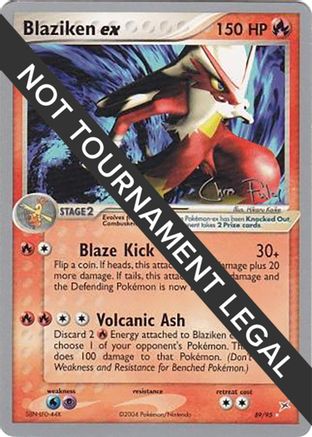 Blaziken ex - 2004 (Chris Fulop) 089 World Championship Decks - Ultra Rare