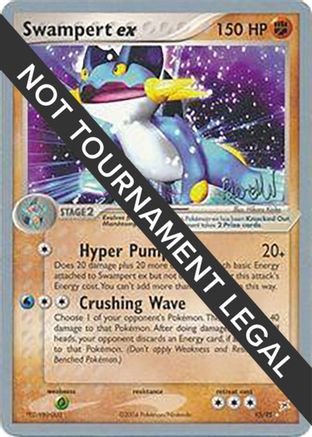 Swampert ex - 2004 (Reed Weichler) 095 World Championship Decks - Ultra Rare
