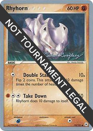Rhyhorn - 2005 (Michael Gonzalez) 070 World Championship Decks - Common