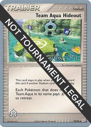 Team Aqua Hideout - 2005 (Curran Hill) 078 World Championship Decks - Uncommon