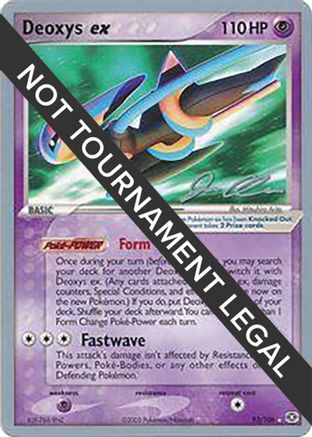 Deoxys ex - 2006 (Jason Klaczynski) 093 World Championship Decks - Ultra Rare
